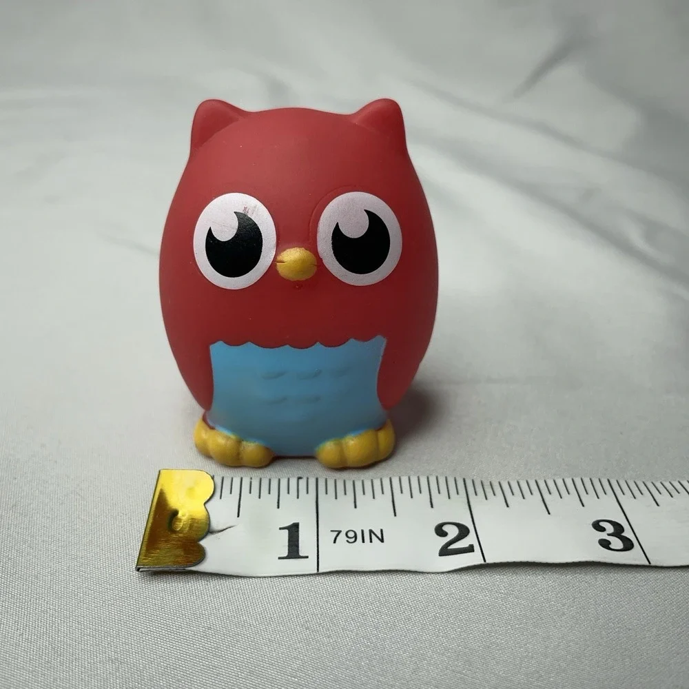 Munchkin Squirts Bath Water Toy Red Owl Cute Kids Bath Time Play Toy 2.5